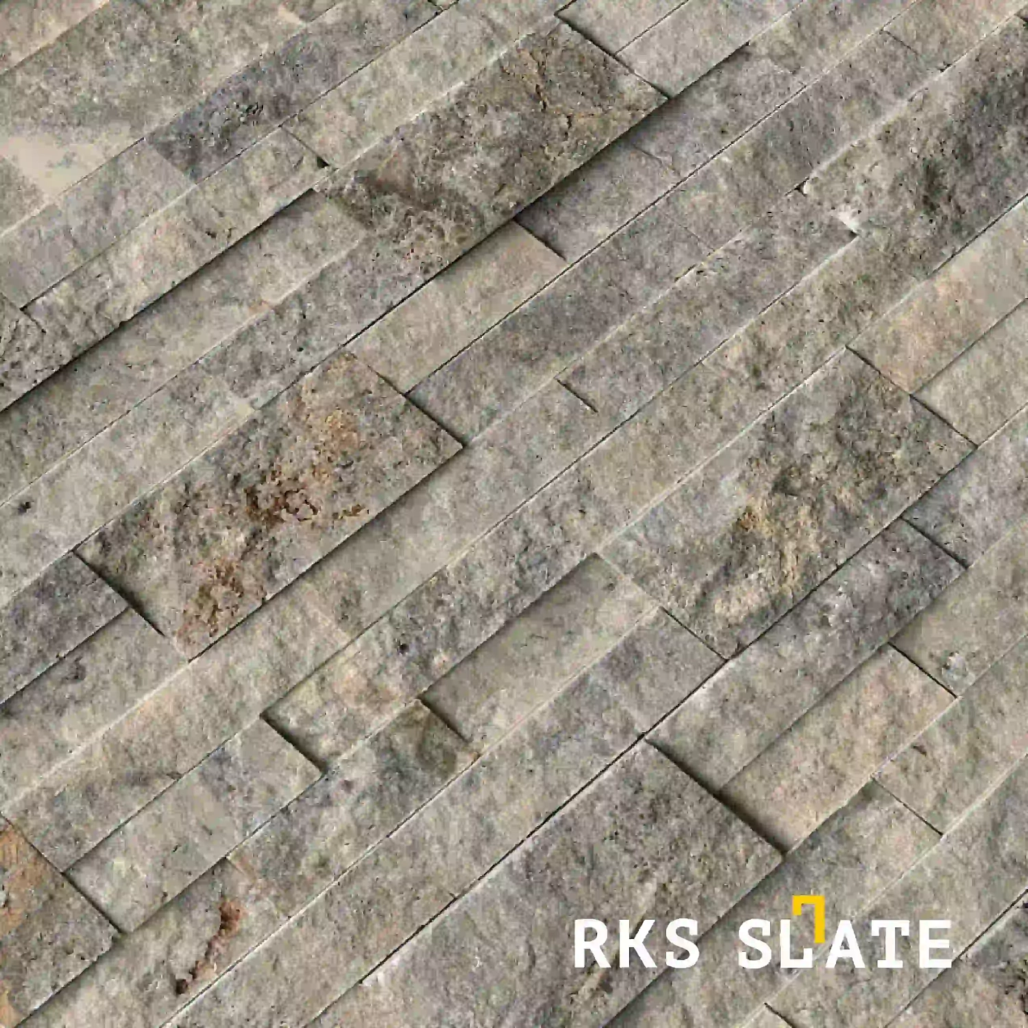 3D панели RKS SLATE Травертин Silver Travertin