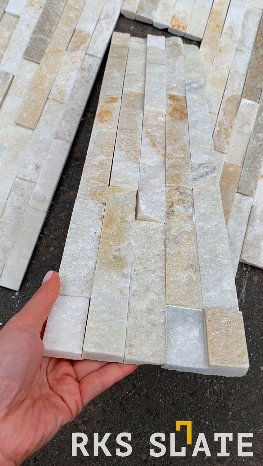 3D панели RKS SLATE Кварцит Beige Quartz Classic
