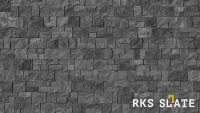 Облицовочный камень RKS SLATE Midnight Black Castle