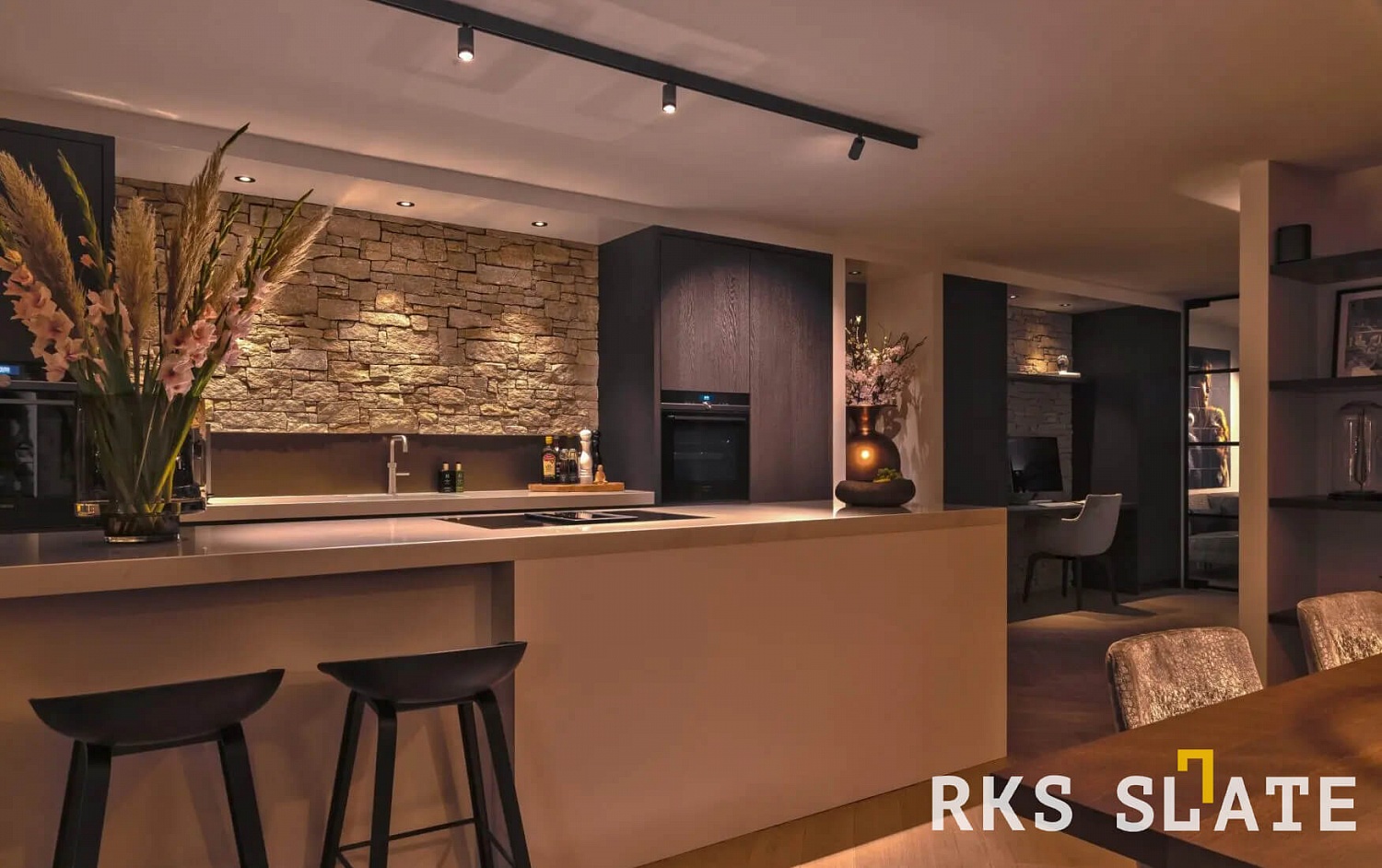 3D панели RKS SLATE Кварцит Sesame Yellow Country