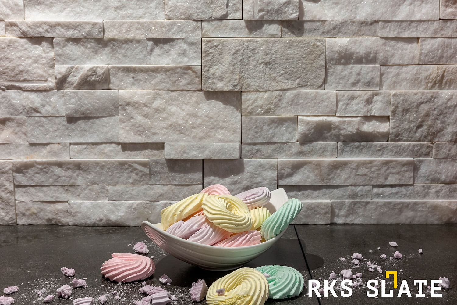 3D панели RKS SLATE Кварцит White Quartz Modern