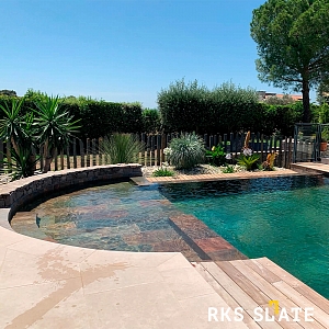 Плитка для бассейна Сланец Copper Natural — RKS SLATE