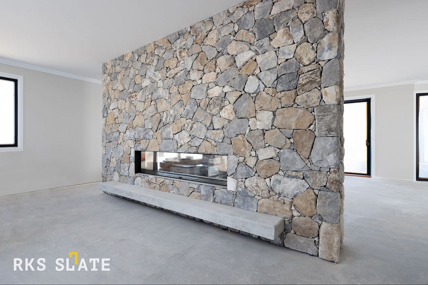 Облицовочный камень RKS SLATE Beige Grey Quartz Loose