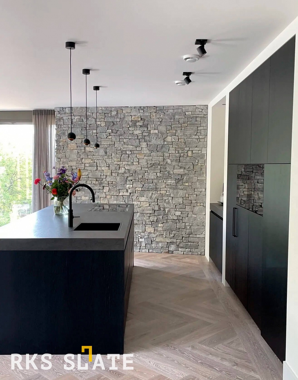 3D панели RKS SLATE Гранит Sesame Grey Country