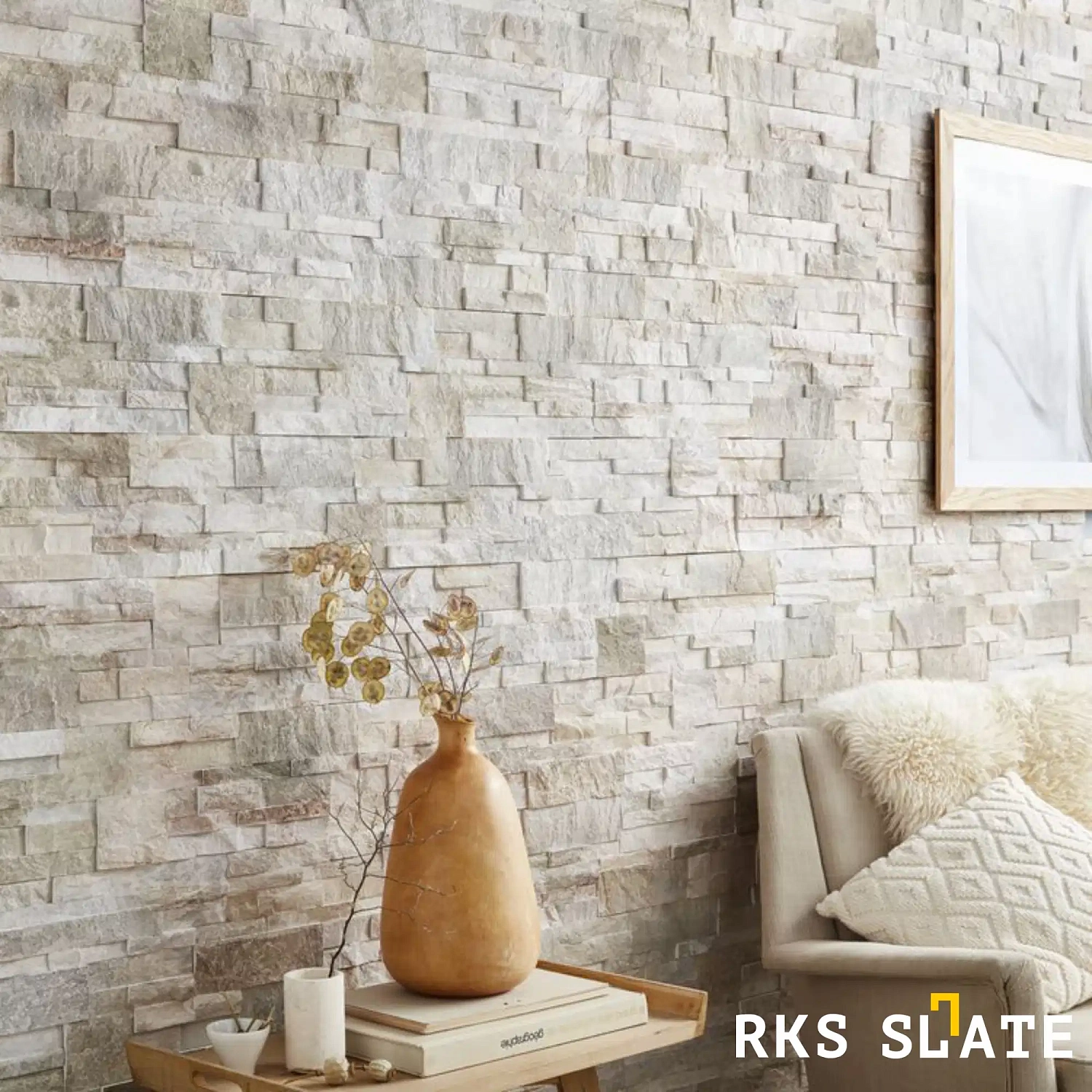 3D панели RKS SLATE Кварцит Beige Quartz Modern