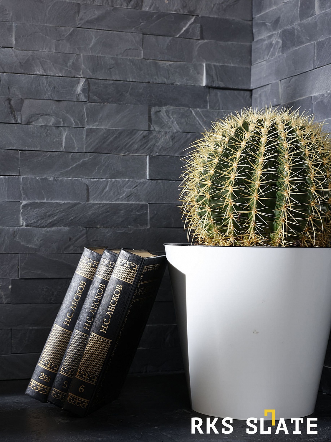 3D панели RKS SLATE Сланец Matt Black Slate Classic