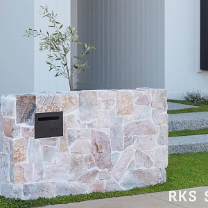 Декоративный камень для наружной отделки RKS SLATE Beige Qartzt Loose