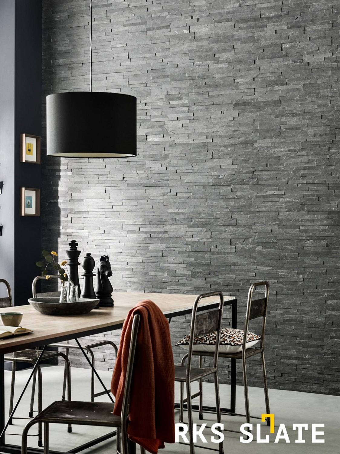 3D панели RKS SLATE Сланец Matt Black Slate Classic