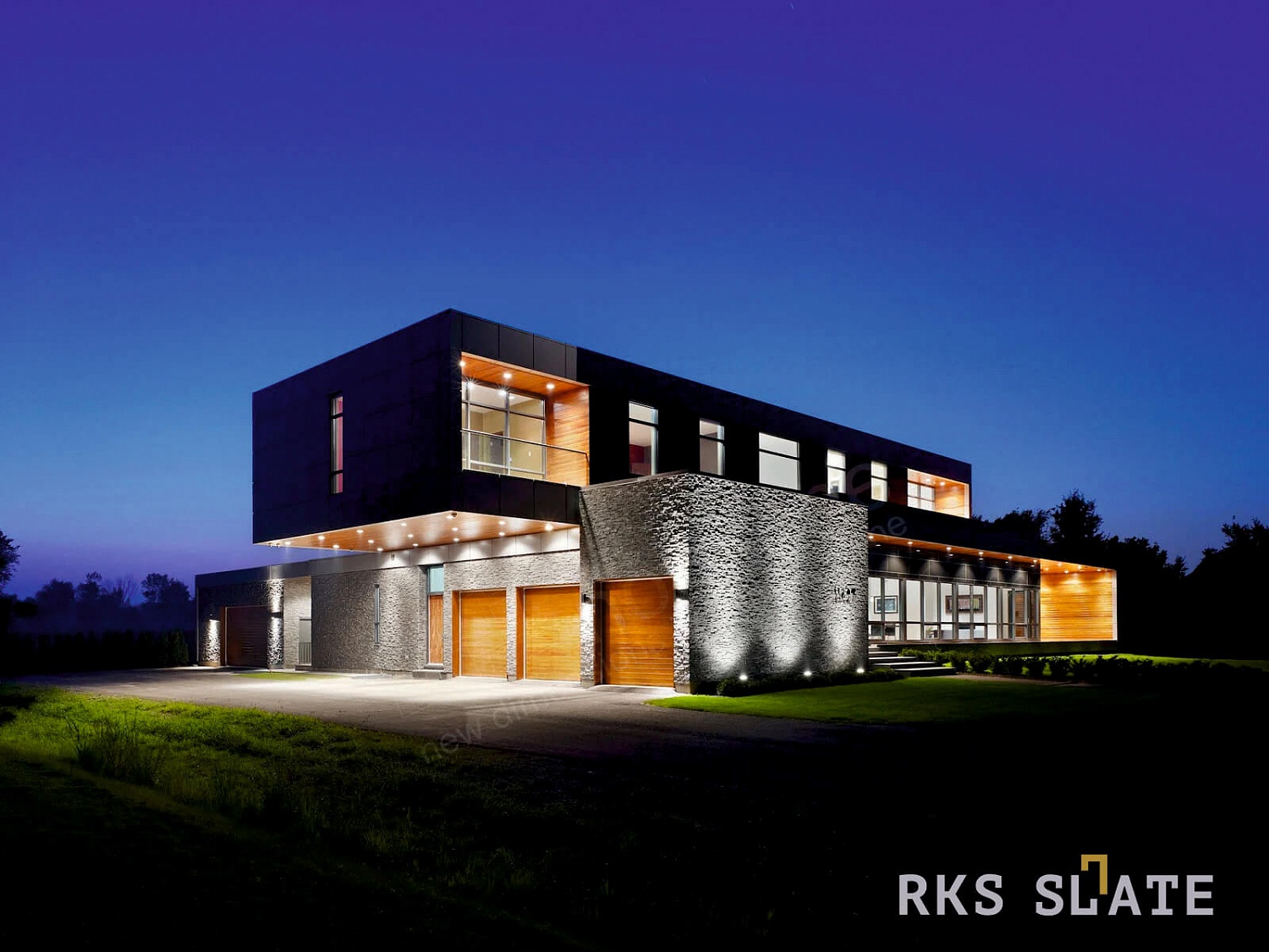 3D панели RKS SLATE Сланец Black Slate Classic