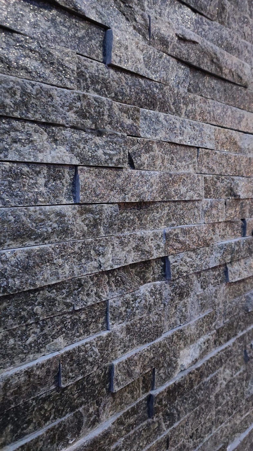 Поставка 3D панелей RKS SLATE Кварцит Green Quartz Classic на объект г. Москва