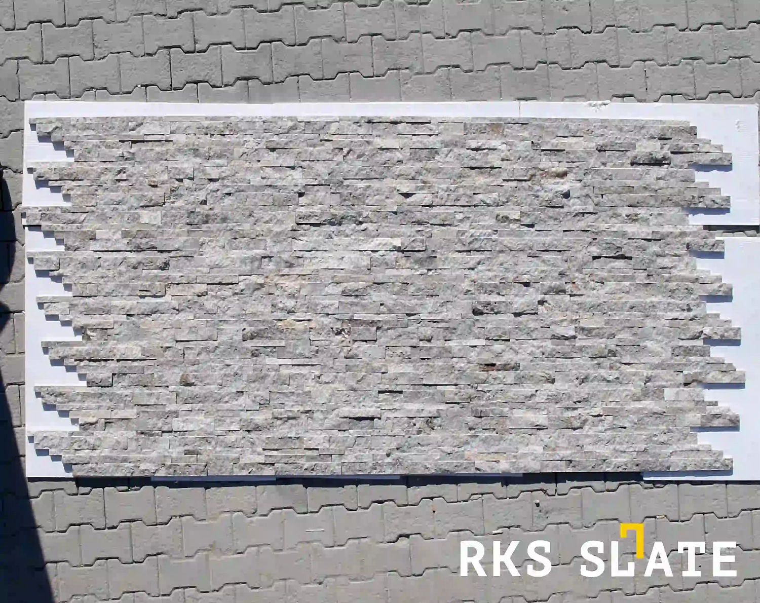 3D панели RKS SLATE Травертин Silver Travertin