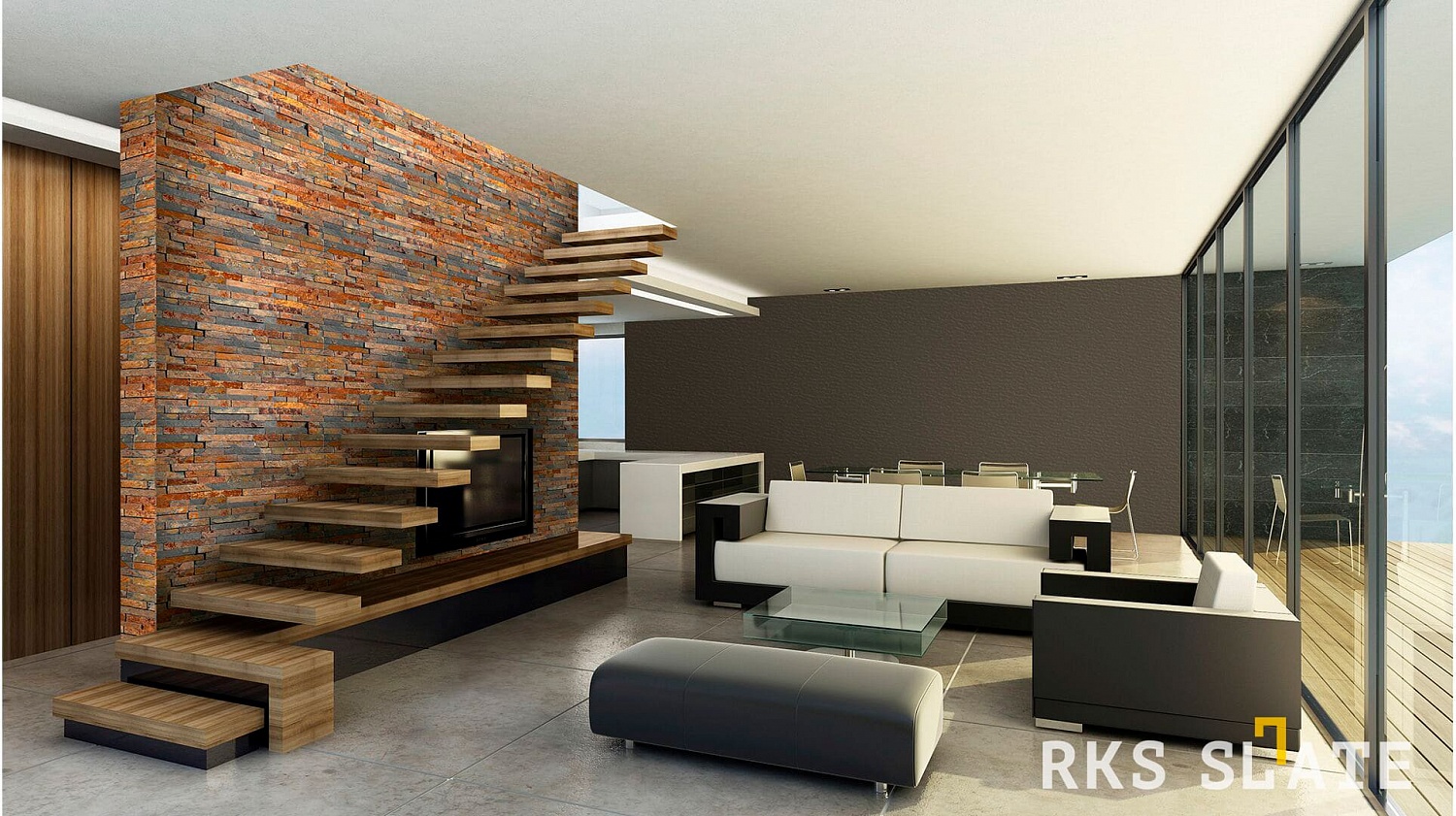 3D панели RKS SLATE Сланец Multicolor Classic