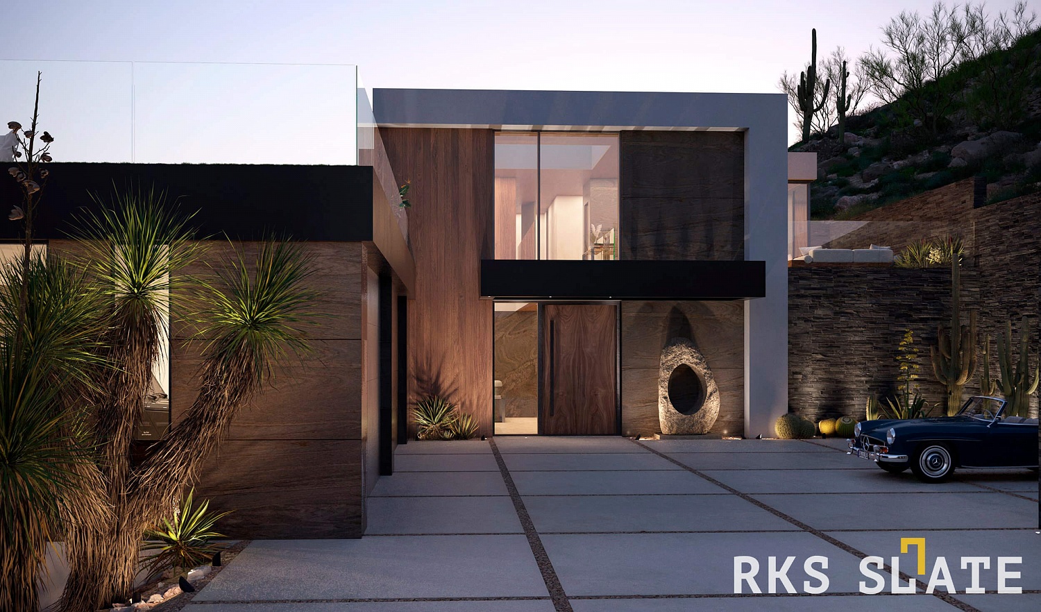 3D панели RKS SLATE Сланец Black Slate Classic