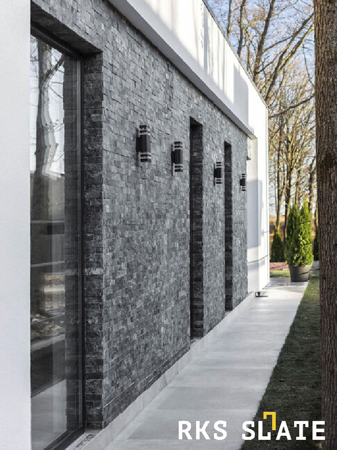 3D панели RKS SLATE Сланец Matt Black Slate Classic