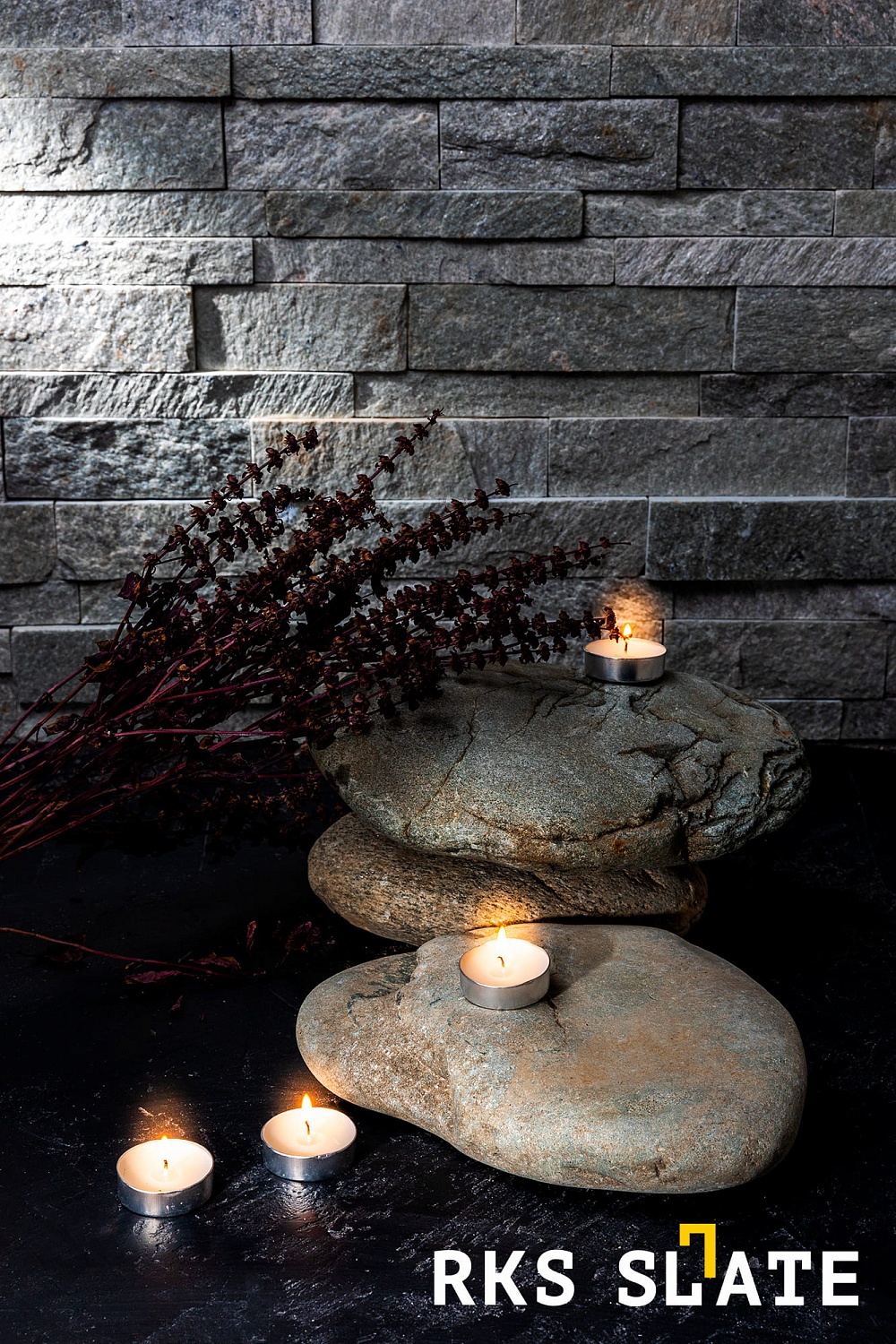 3D панели RKS SLATE Кварцит Shimla White Natural