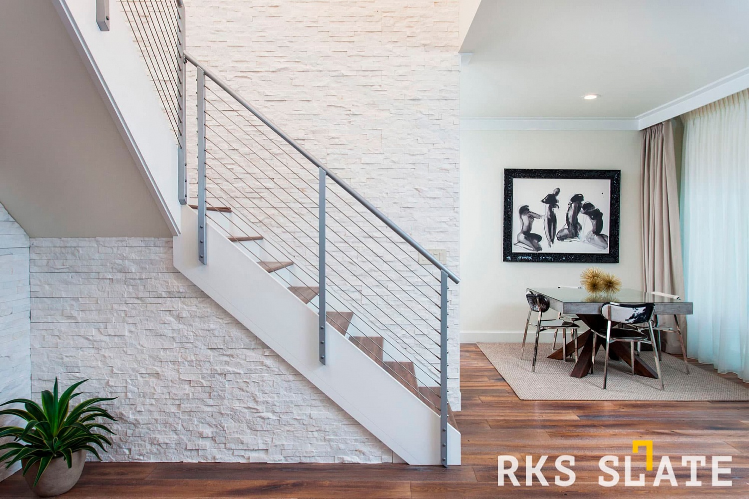 3D панели RKS SLATE Кварцит White Quartz Classic