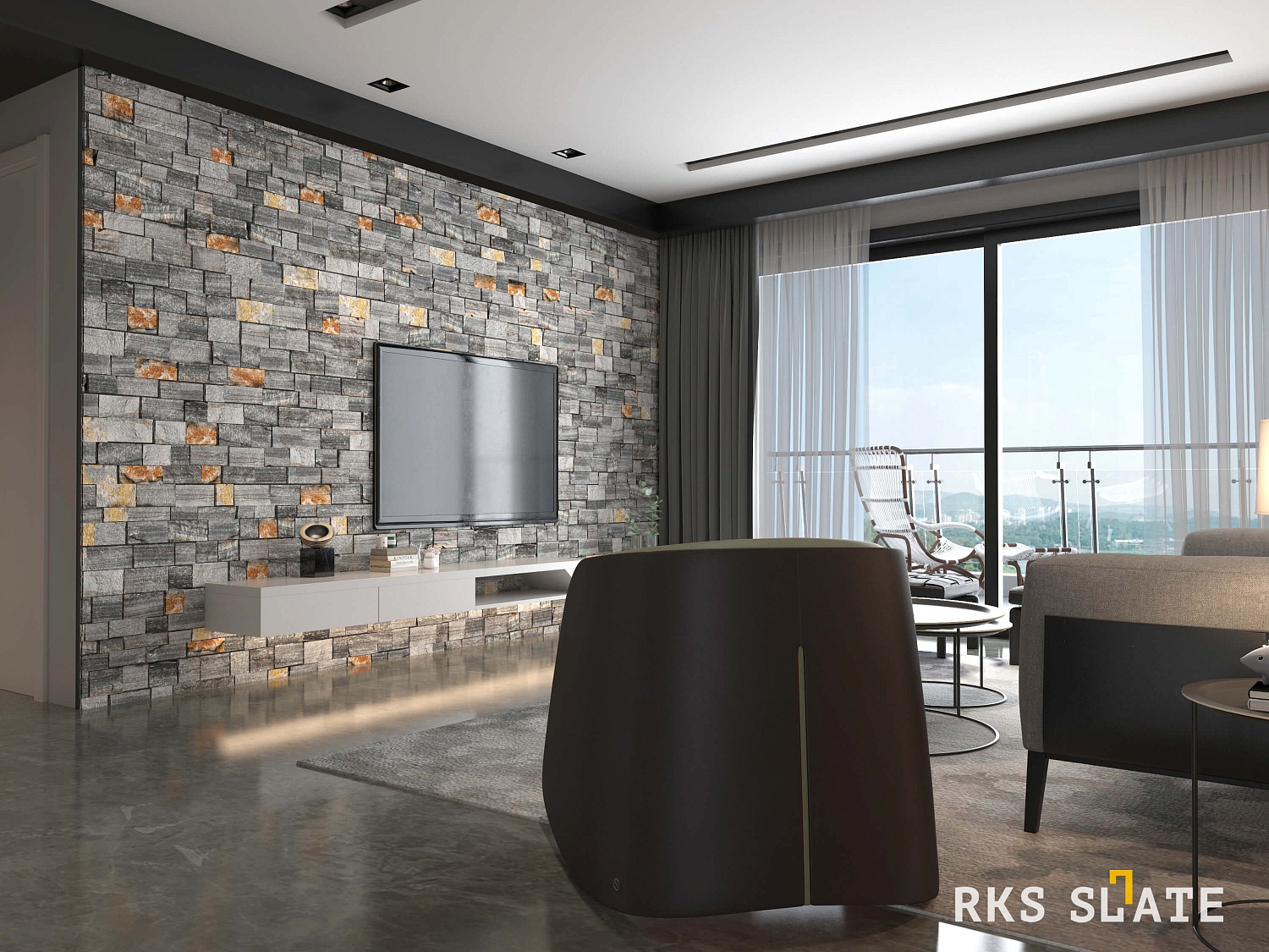3D панели RKS SLATE Кварцит Nordic Blend Country