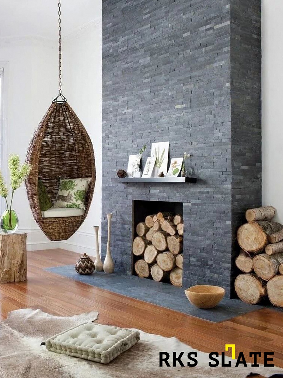 3D панели RKS SLATE Сланец Matt Black Slate Classic