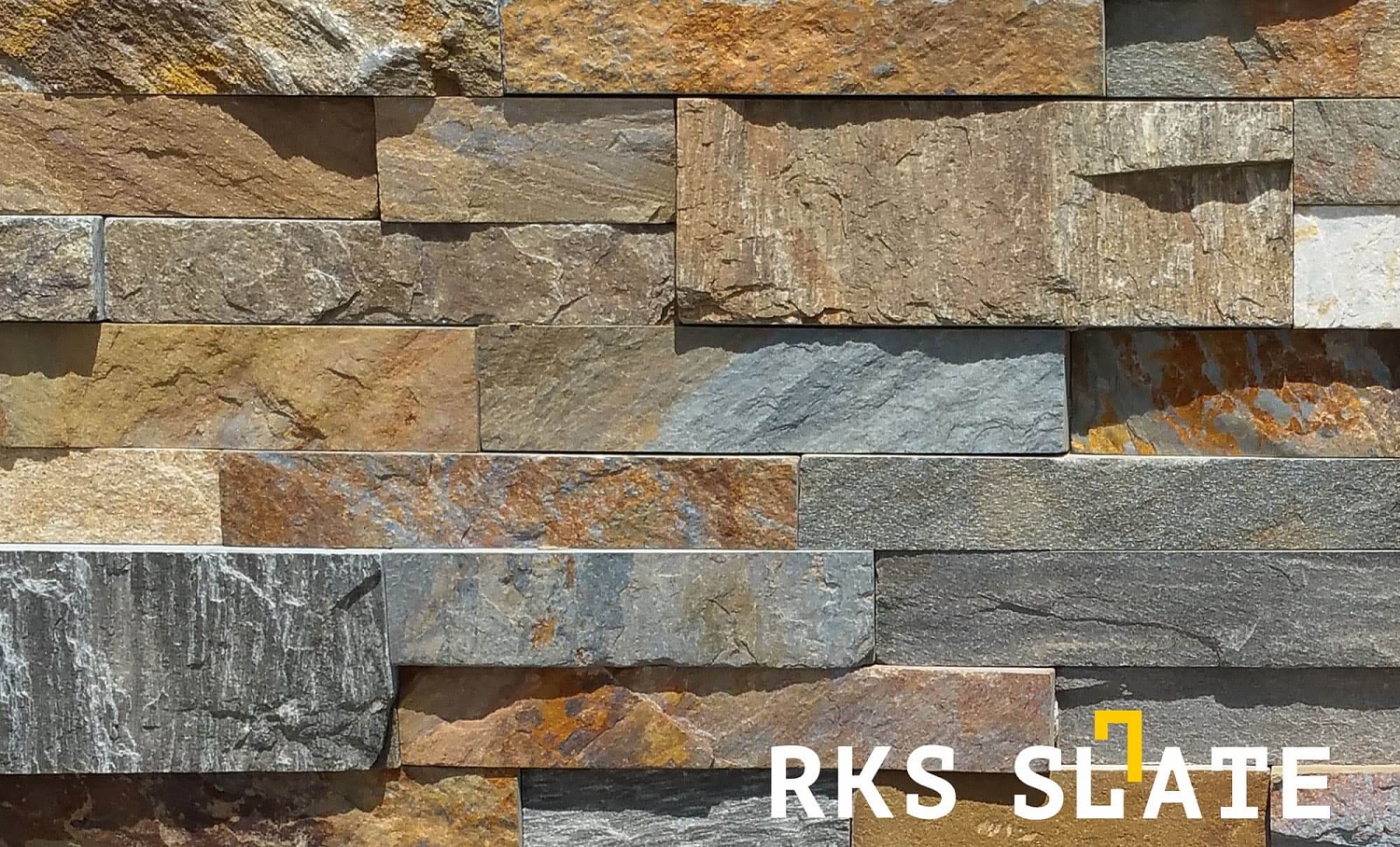 3D панели RKS SLATE Сланец Dark Multicolor Modern