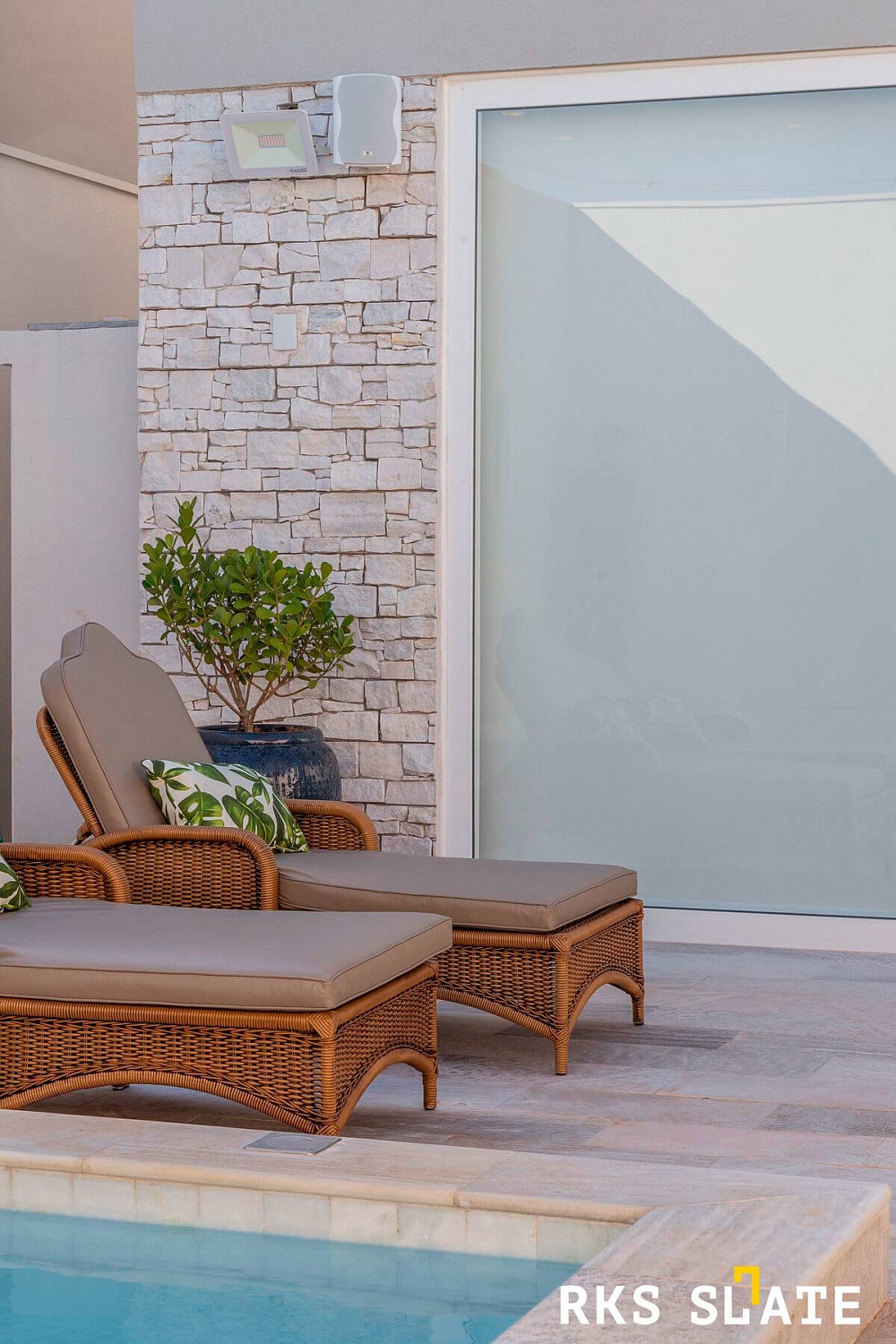 3D панели RKS SLATE Песчаник White Sandstone Country