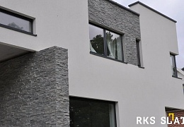 3D мозаика из камня RKS SLATE Кварцит Monsoon Black Rockface