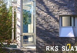 3D панели RKS SLATE Сланец Matt Black Slate Modern