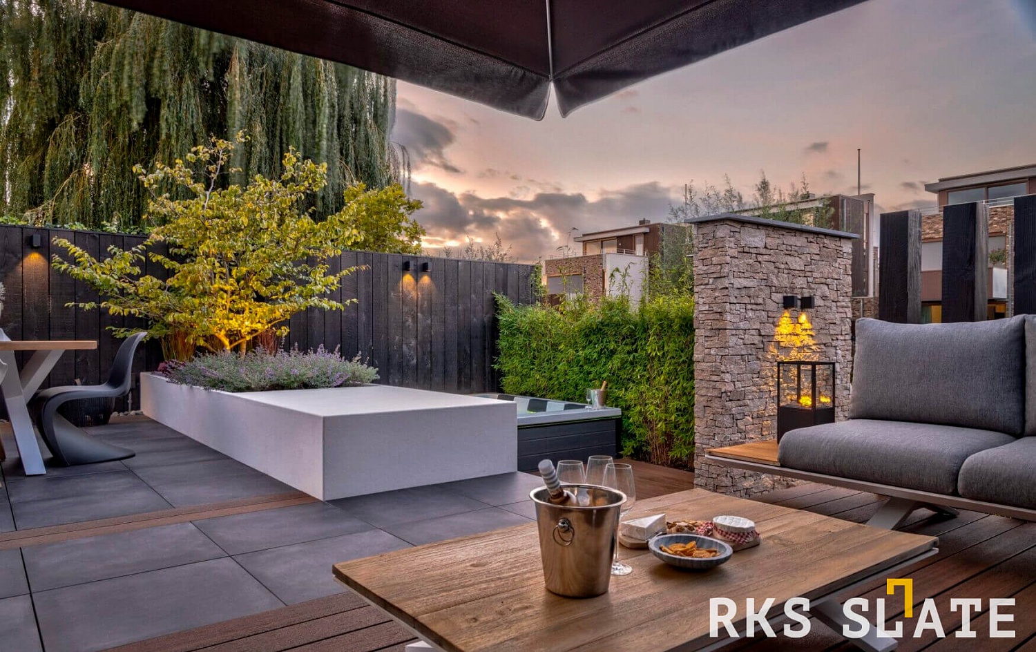 3D панели RKS SLATE Кварцит Sesame Yellow Country