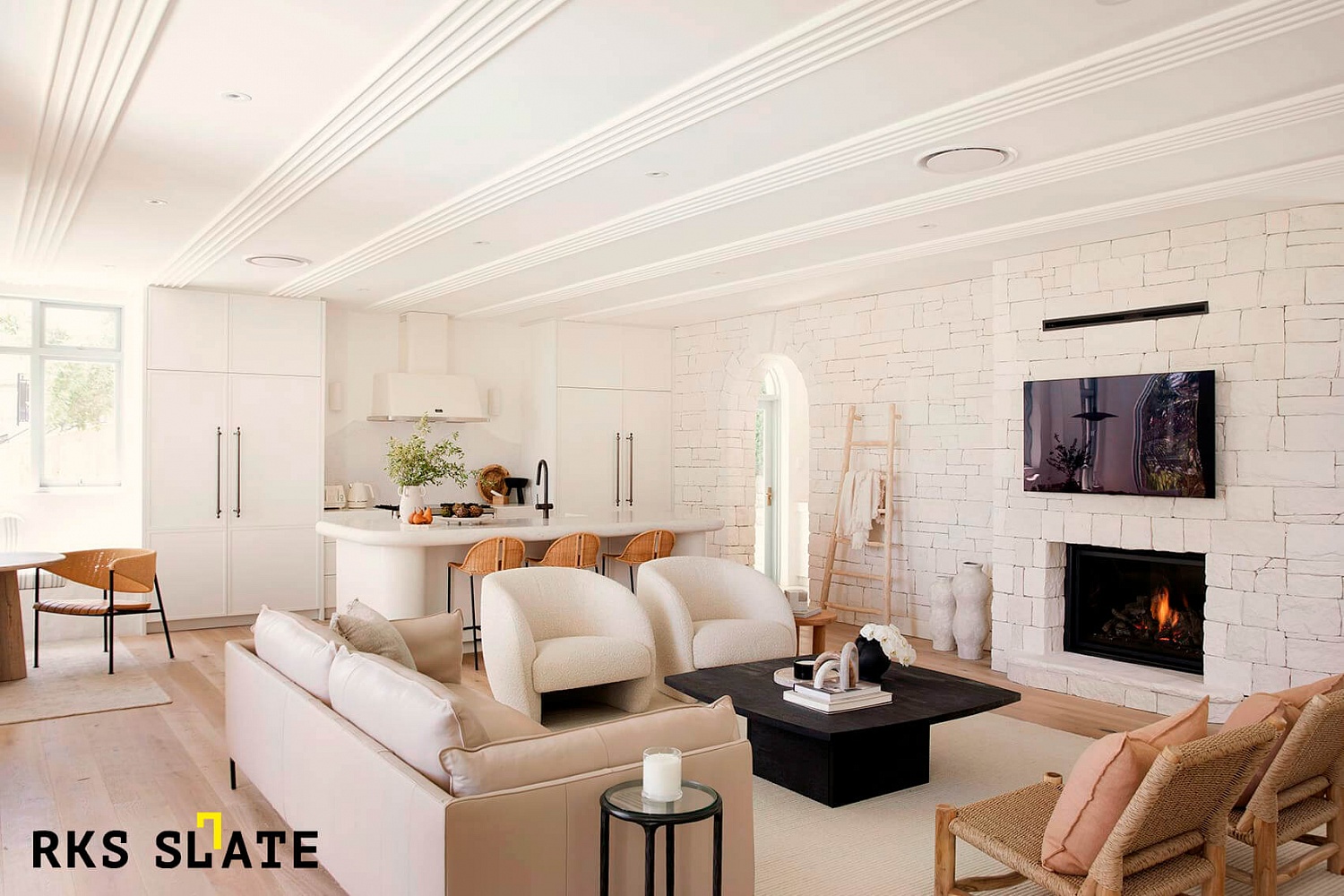 3D панели RKS SLATE Песчаник White Sandstone Country