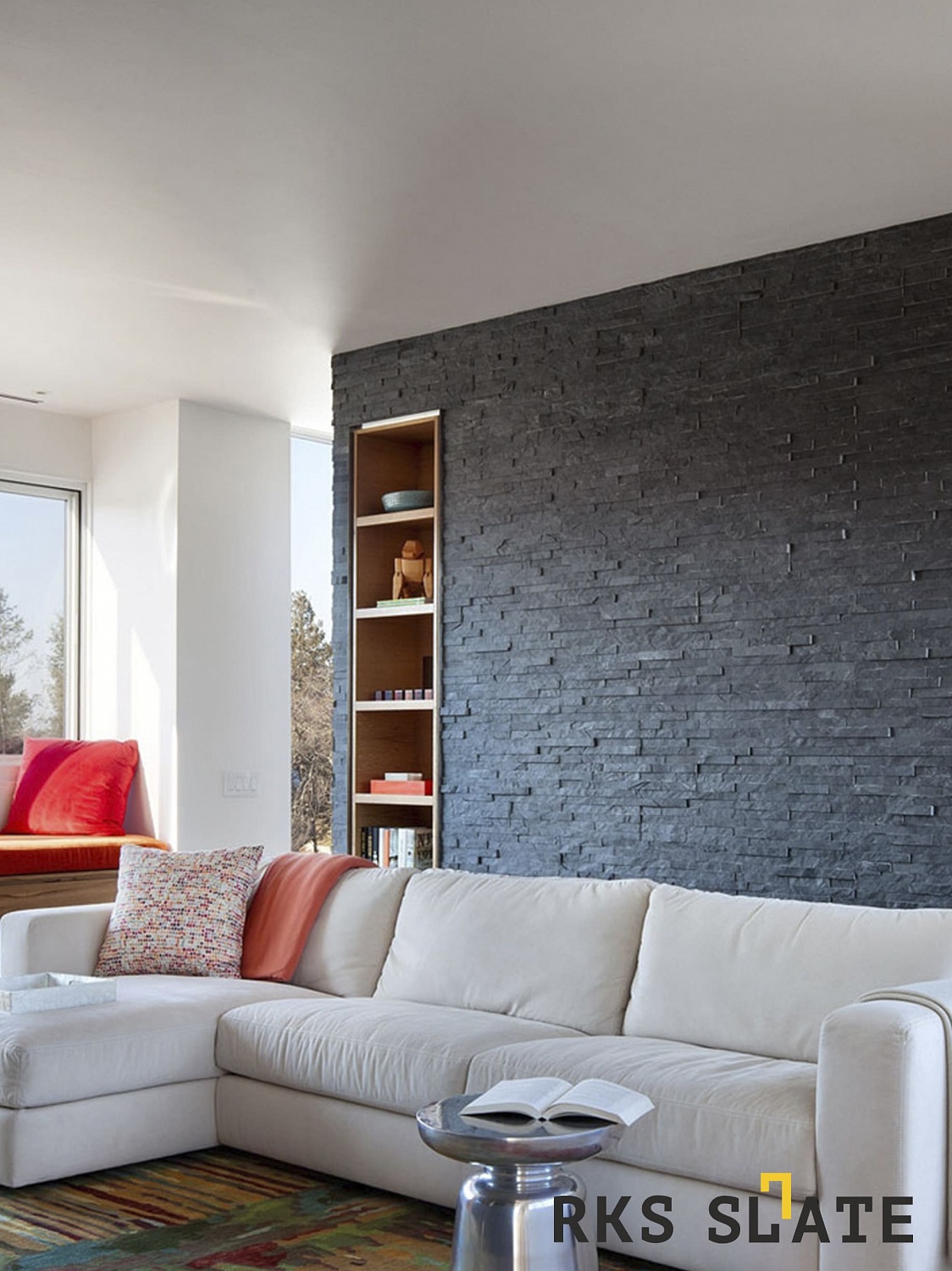 3D панели RKS SLATE Сланец Matt Black Slate Classic