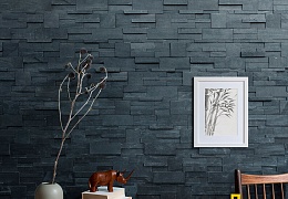 3D панели RKS SLATE Сланец Matt Black Slate Modern