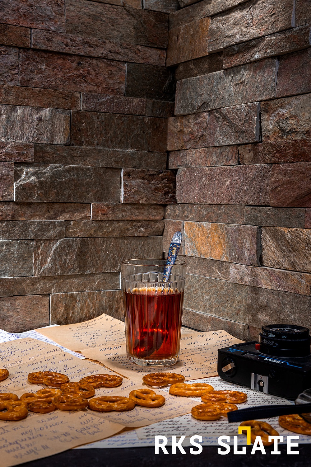 3D панели RKS SLATE Кварцит Golden Natural