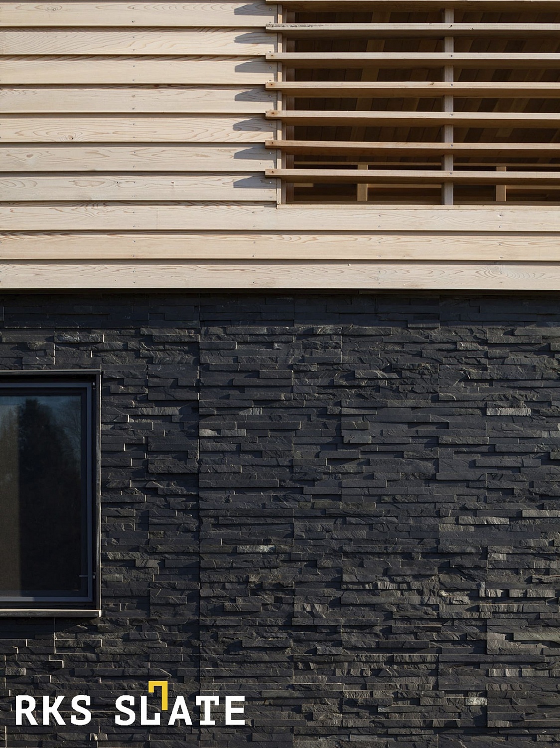 3D панели RKS SLATE Сланец Matt Black Slate Classic