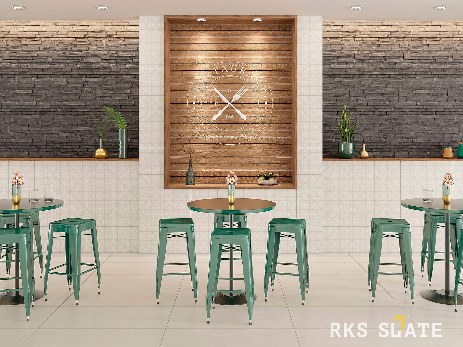 3D панели RKS SLATE Сланец Black Slate Classic