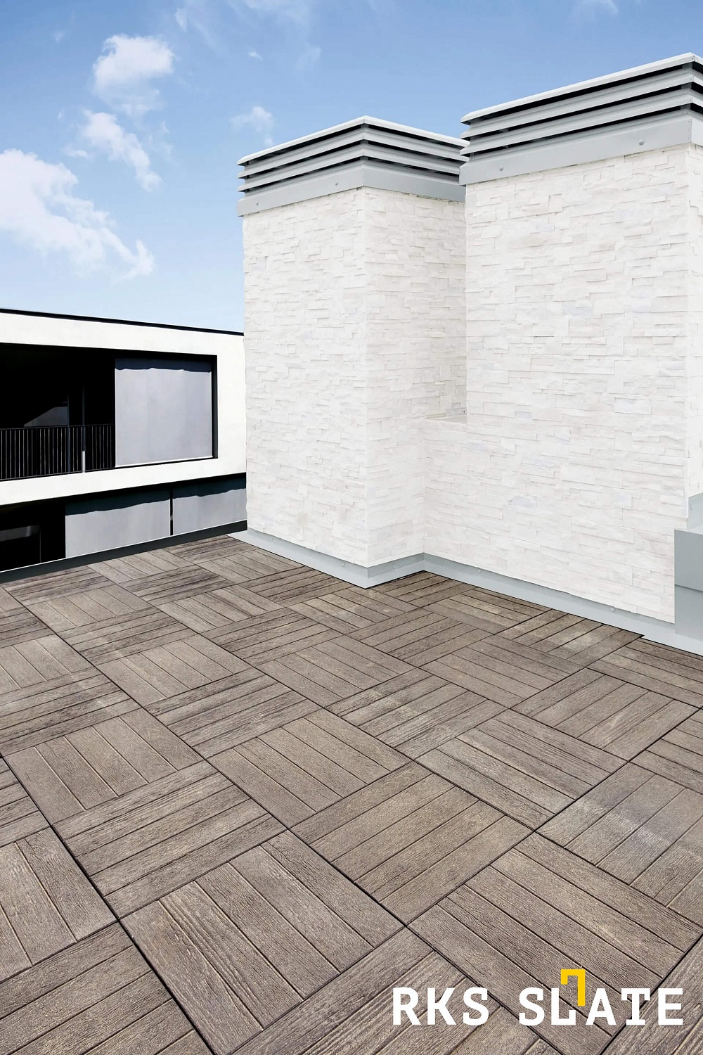 3D панели RKS SLATE Кварцит White Quartz Modern