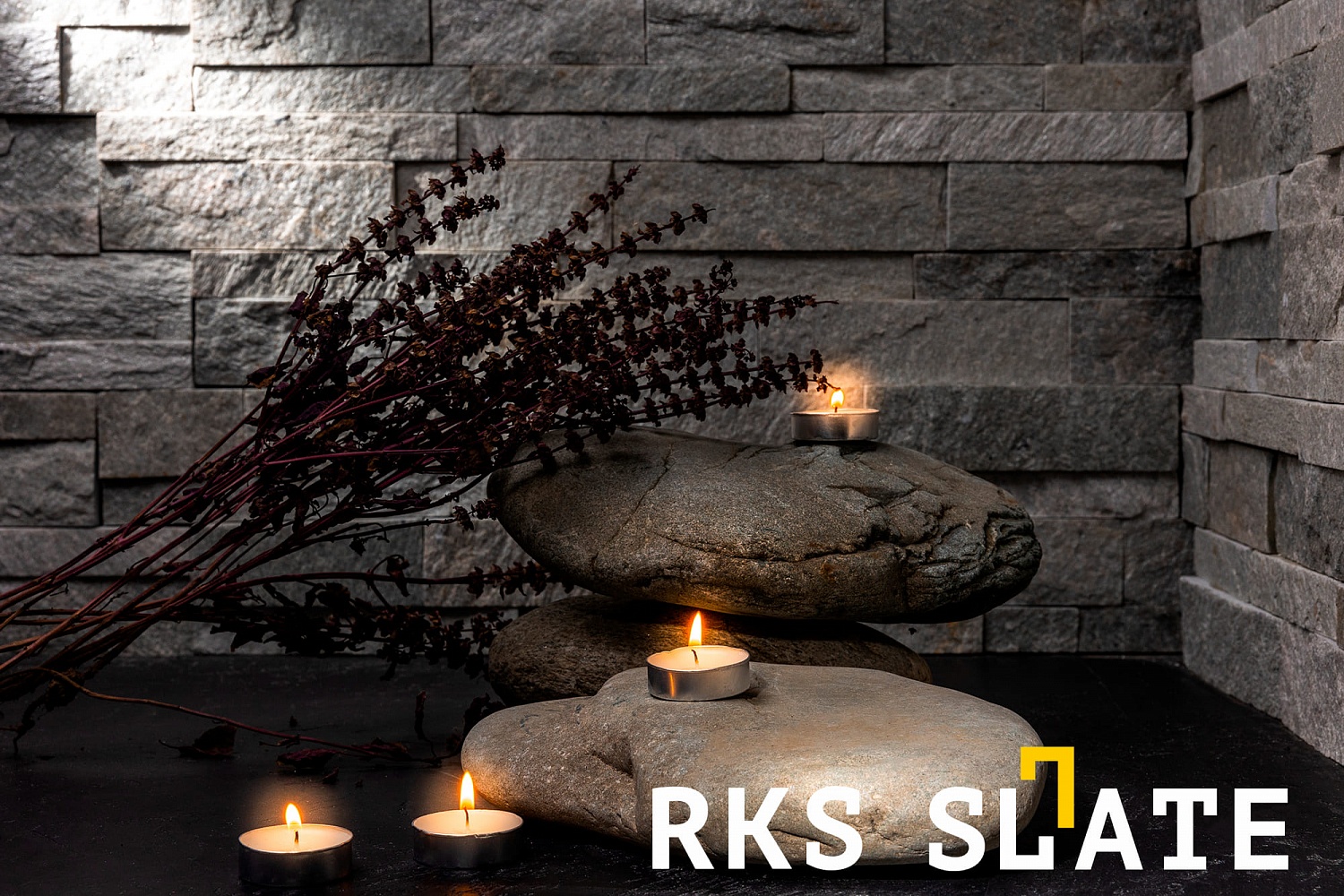 3D панели RKS SLATE Кварцит Shimla White Natural
