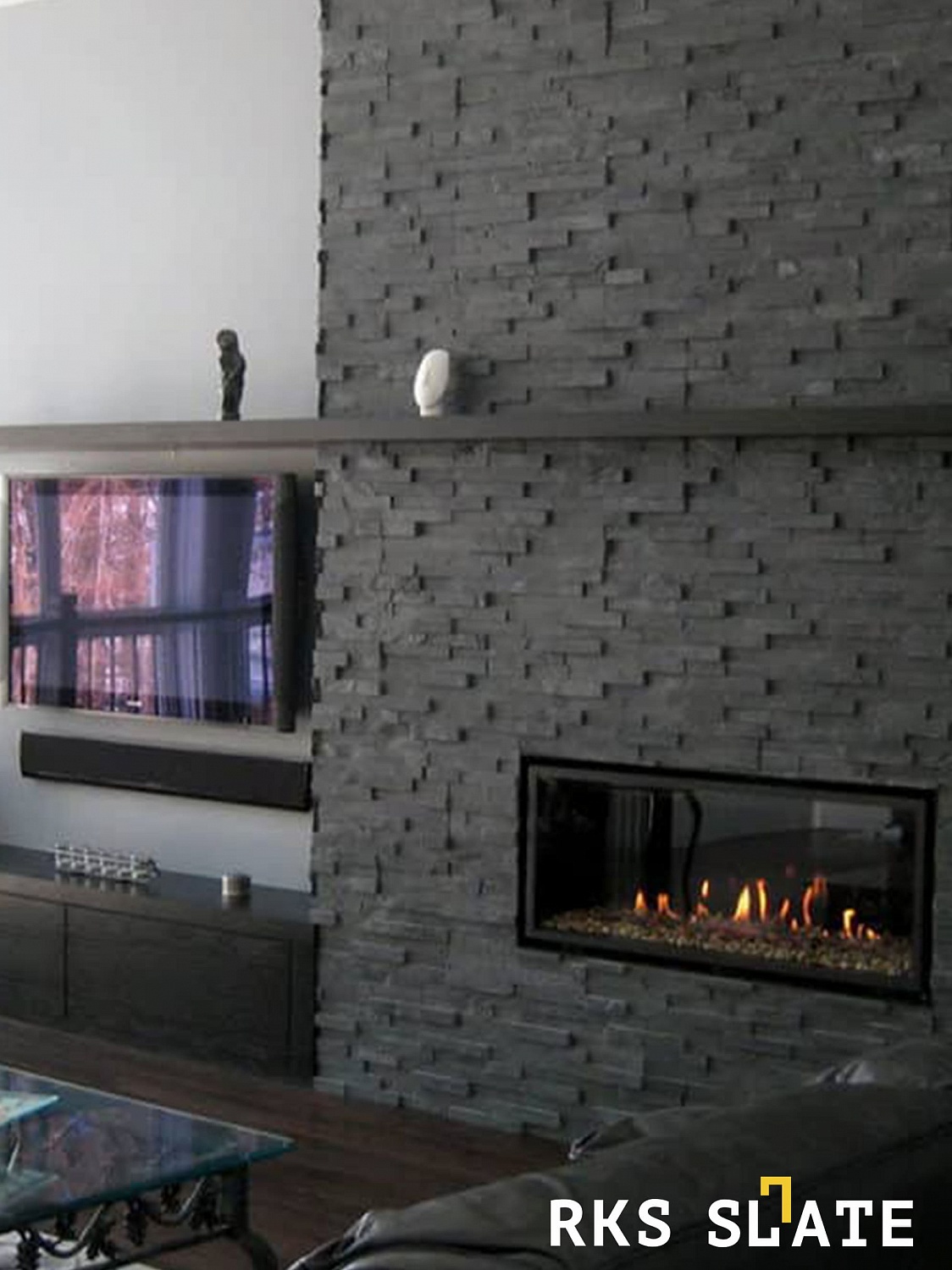 3D панели RKS SLATE Сланец Matt Black Slate Classic