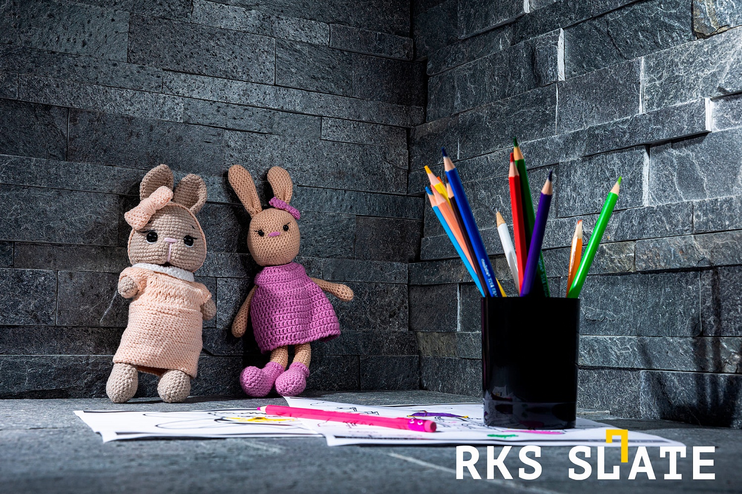 3D панели RKS SLATE Кварцит Silver Grey Natural