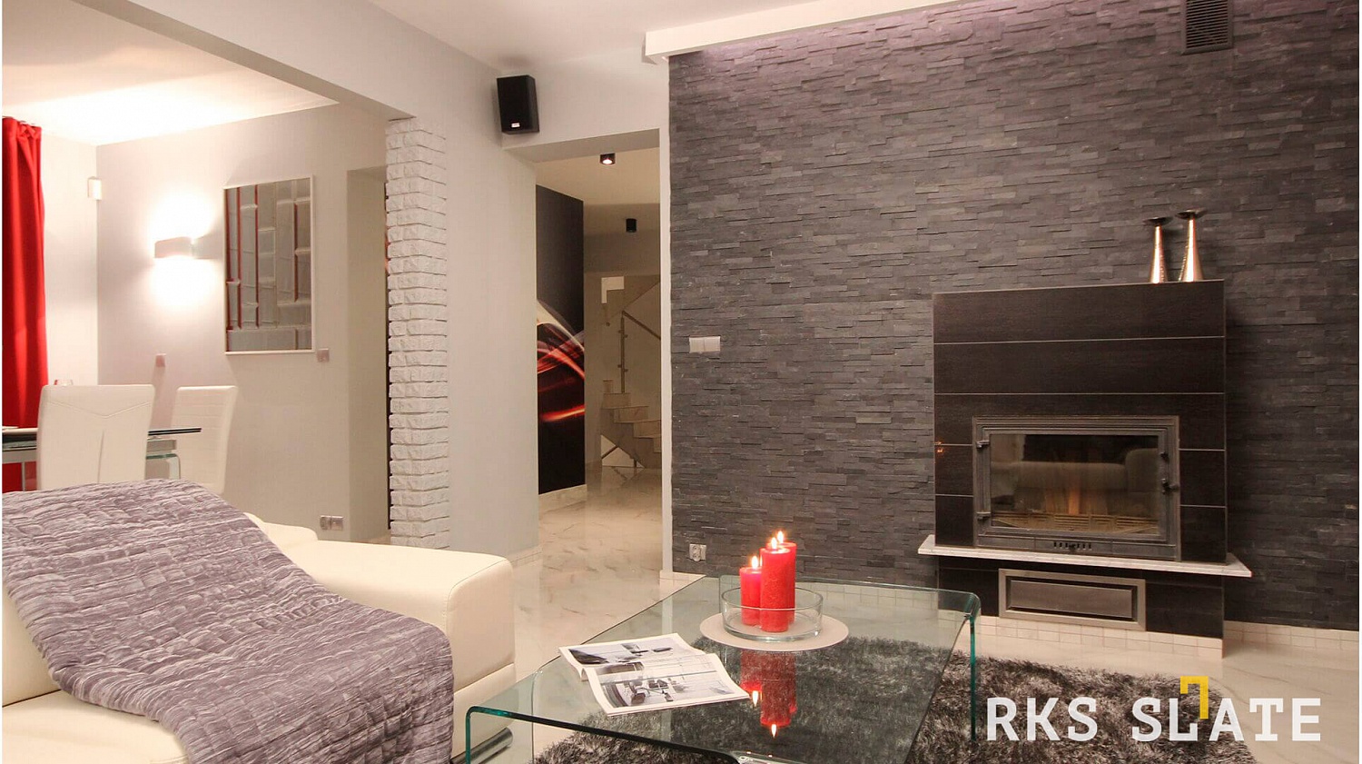 3D панели RKS SLATE Сланец Black Slate Classic