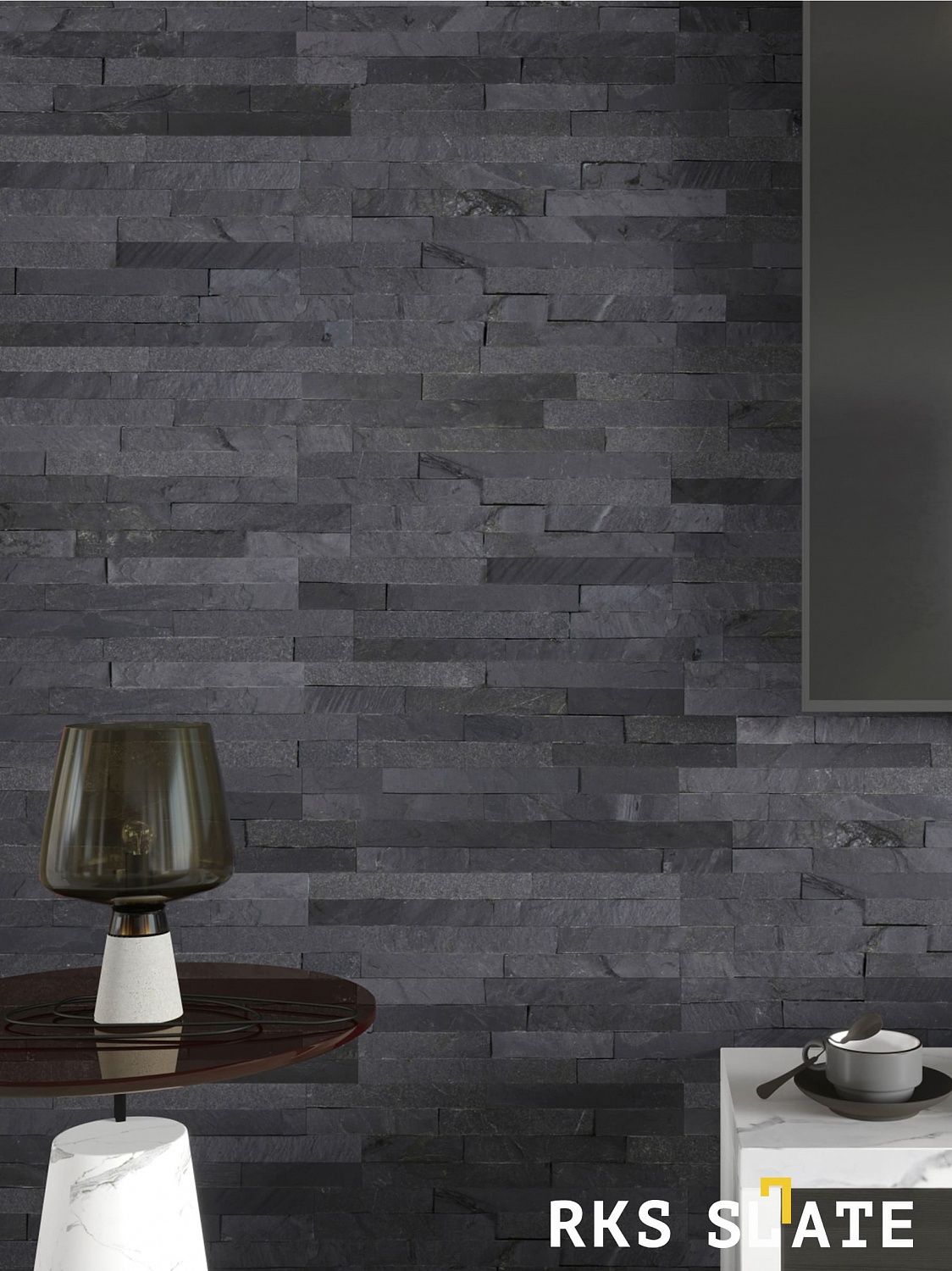 3D панели RKS SLATE Сланец Matt Black Slate Classic