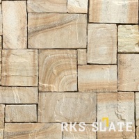 Облицовочный камень RKS SLATE Mint Fossils Sandstone Castle