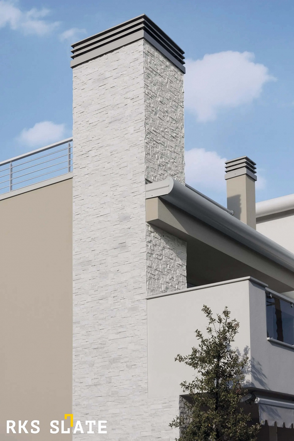 3D панели RKS SLATE Кварцит White Quartz Modern