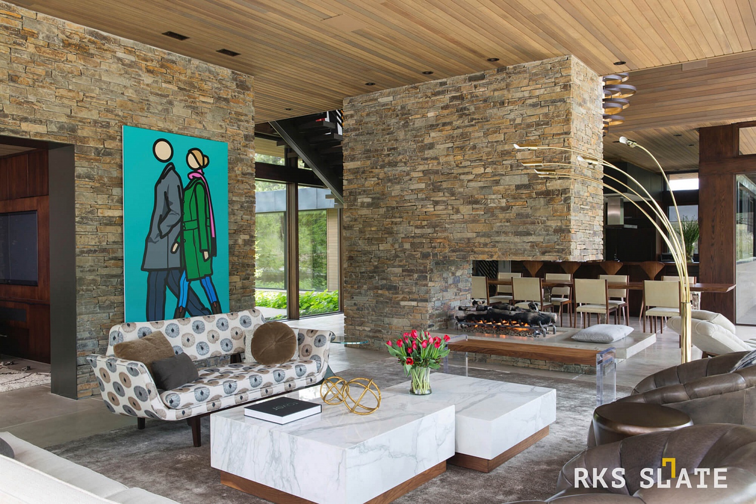 3D панели RKS SLATE Сланец Cedar Slate Country