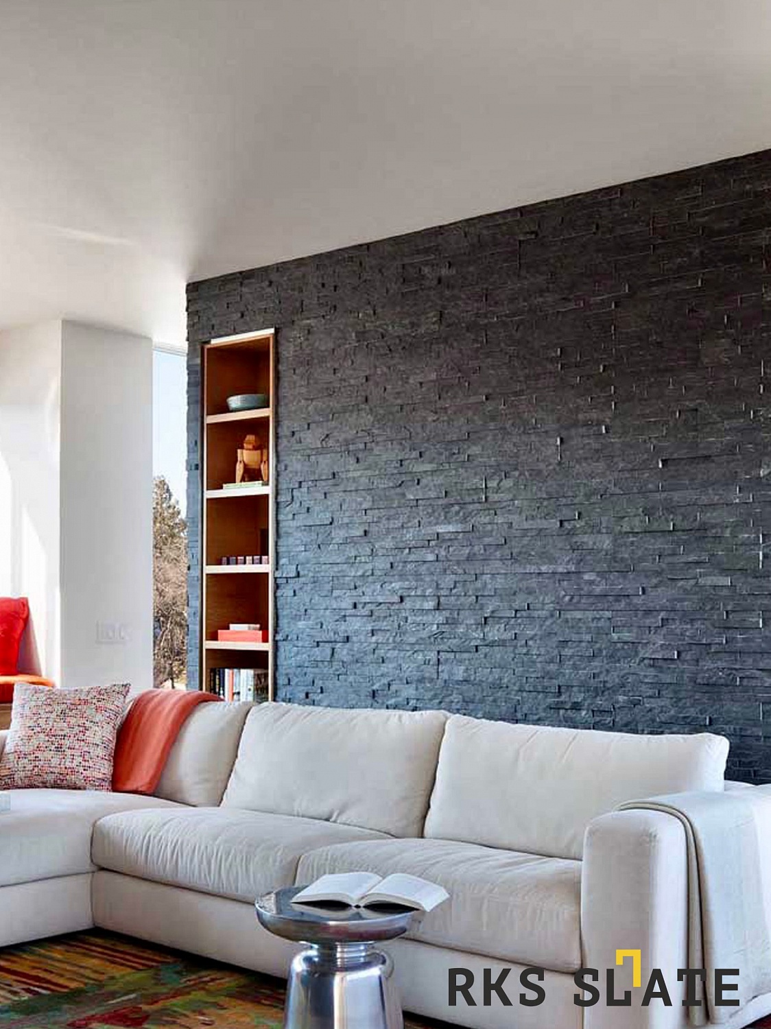 3D панели RKS SLATE Сланец Matt Black Slate Classic