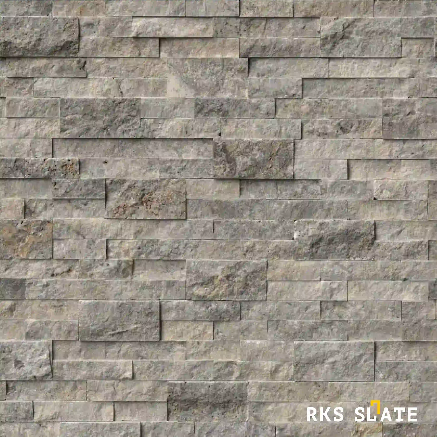 3D панели RKS SLATE Травертин Silver Travertin