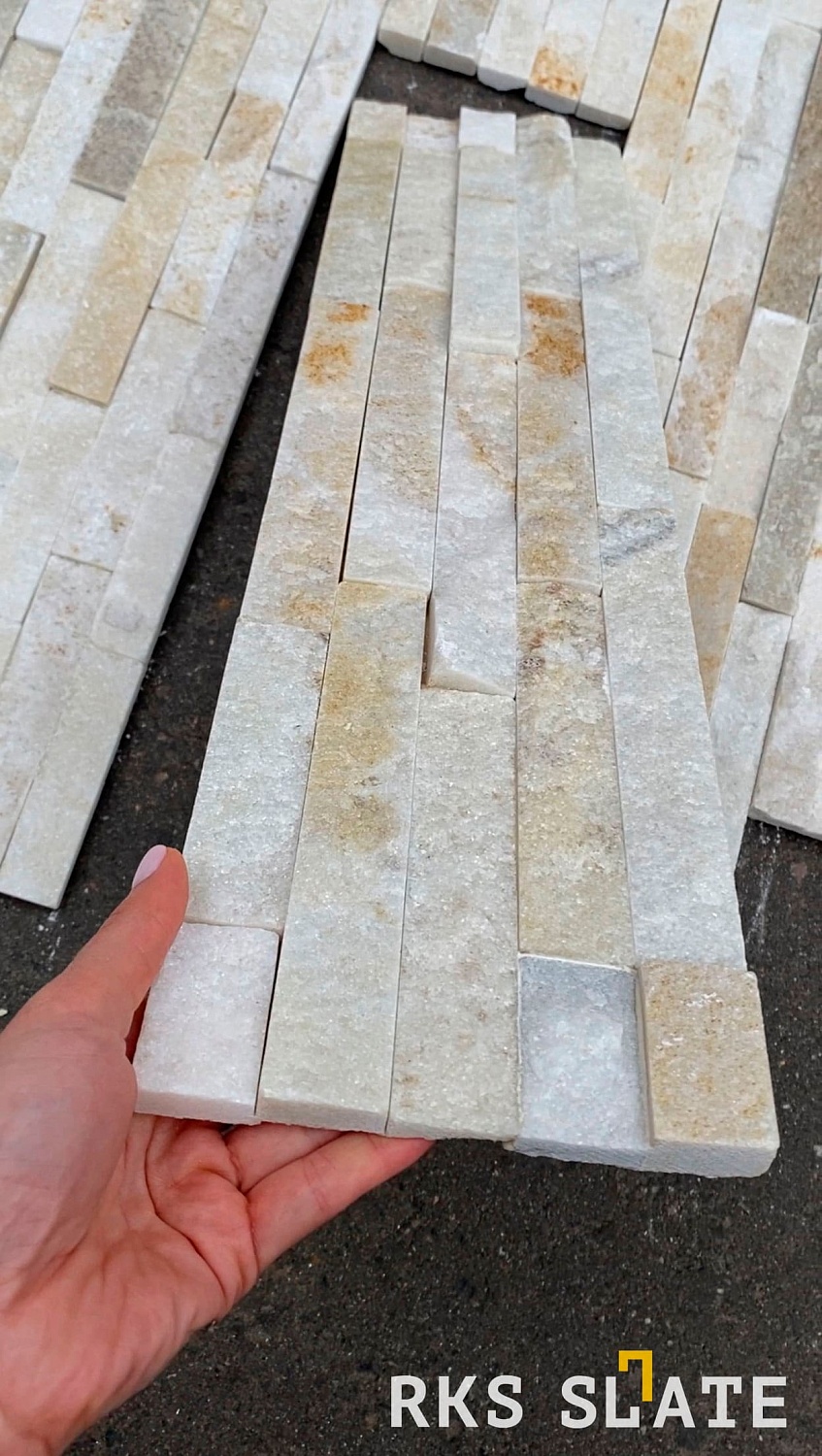 3D панели RKS SLATE Кварцит Beige Quartz Classic