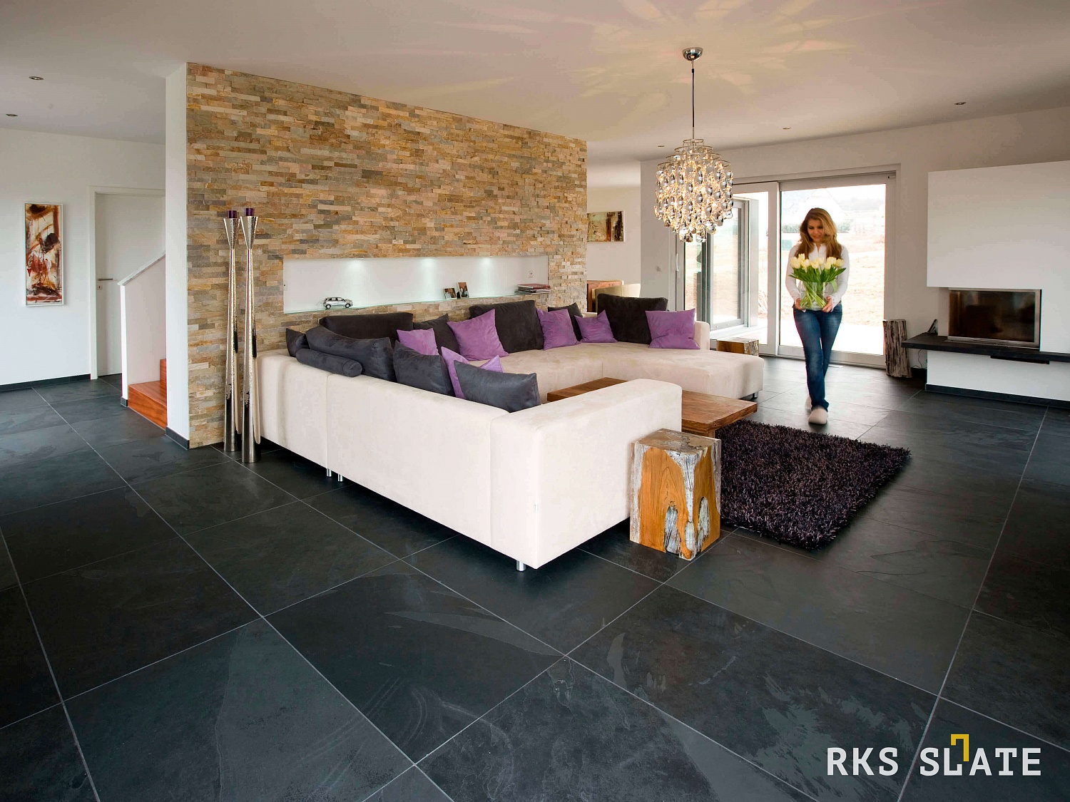 3D панели RKS SLATE Сланец Beige Slate Classic
