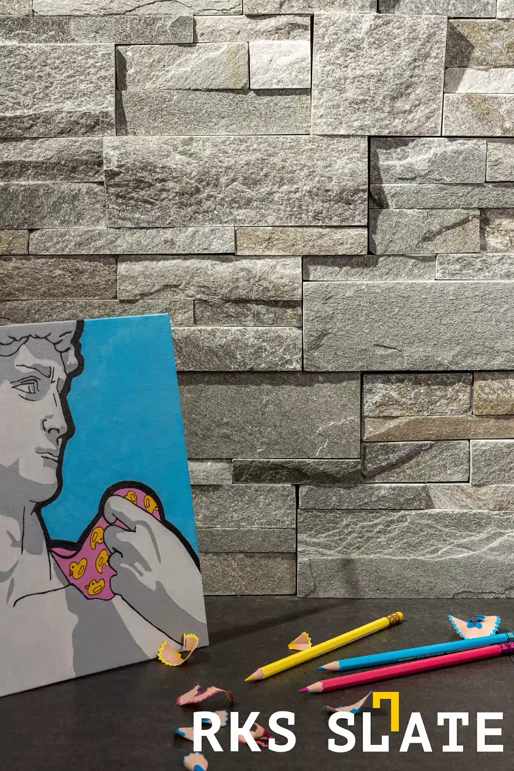 3D панели RKS SLATE Сланец Grey Slate Modern
