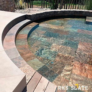 Плитка для чаши бассейна Сланец Copper Natural — RKS SLATE