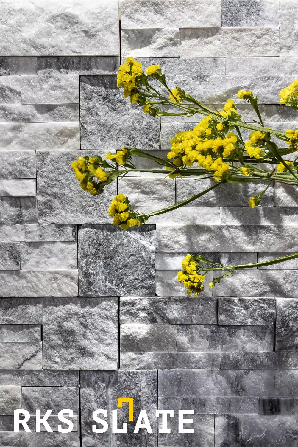 3D панели RKS SLATE Мрамор Cloudy Grey Modern