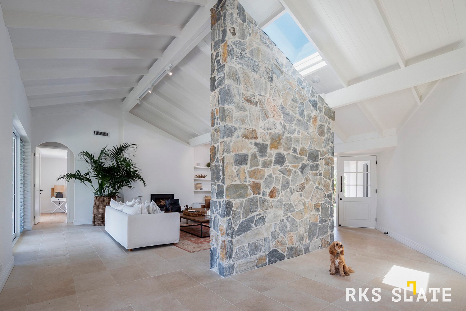 Облицовочный камень RKS SLATE Beige Grey Quartz Loose